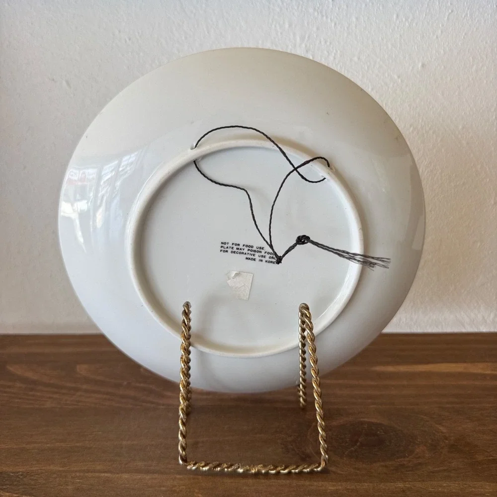 Vintage St Thomas US Virgin Islands Scenes Decorative Plate Caribbean Souvenir T